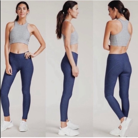 Outdoor Voices Pants - Outdoor Voices Warmup Leggings 7/8 Navy Medium